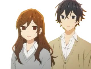 😑 744bbe62 Anime, Coppia, Scuola, Romance, Amicizia whatsapp sticker