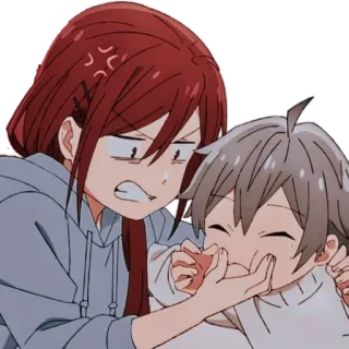 💢 f98d2715 Anime, Arrabbiato, Coppia, Romance, Frustrato whatsapp sticker