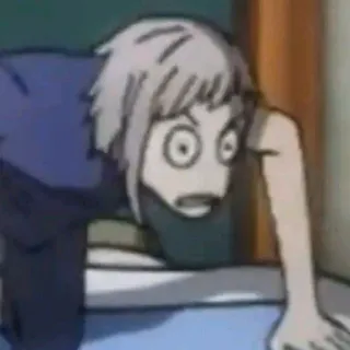 🌈 4f3c69bc Animé, Choc, Dessin animé, Drôle, Manga, Expression, Personnage telegram sticker