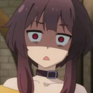 🌈 53788494 Megumin Konosuba Anime, Manga, Konosuba, Megumin, Expression, Sticker telegram sticker