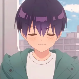 😳 3cd5c0f0 anime, boy, cartoon, character, art, illustration telegram sticker