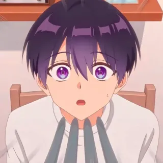 😮 efc2c8bc anime, boy, surprise, shock, cartoon telegram sticker