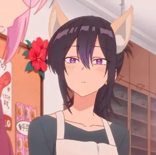 🐱 fbec9b4b anime, cute, girl, cartoon, manga, character telegram sticker