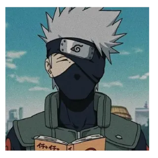 😊 6e935246 Kakashi Hatake Naruto イチヤイチヤ อนิเมะ, นารูโตะ, คาคาชิ, มังงะ, นินจา telegram sticker