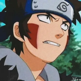 😠 ae130042 Kiba Inuzuka Naruto อนิเมะ, คิบะ, นารูโตะ, อินุซึกะ, นินจา, แฟนอาร์ต telegram sticker