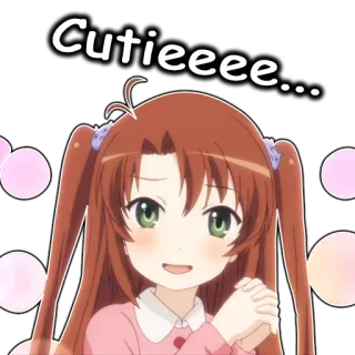 😍 ae56e40c Cutieeee... Anime, Lindo, Chica, Kawaii, Dulce, Cutie whatsapp sticker