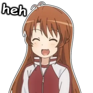 😀 b244e872 heh Chica anime, Sonrisa, Jeje, Lindo, Dibujo animado, Feliz whatsapp sticker