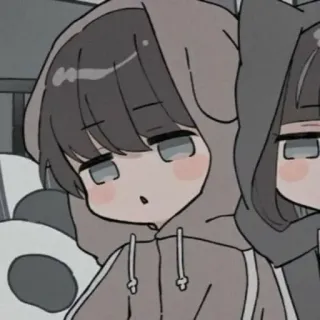 ☺️ 1b0dc818 anime, kreskówki, urocze, zwierzęta, bluzy z kapturem telegram sticker