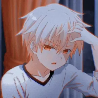 😠 677c8360 Anime, Chłopak, Postać, Słodkie, Manga telegram sticker