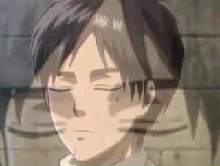 ‼️ 197c1d09 Eren Yeager Attack on Titan Аниме, Манга, Эрен, Атака титанов, AOT telegram sticker