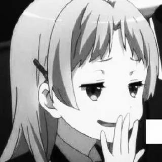 🎱 150ada1a Anime, Cô gái, Cười nhếch mép, Dễ thương telegram sticker