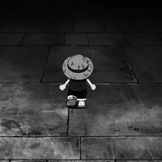 ♟ 4cf69f7b Monkey D. Luffy One Piece luffy, one piece, anime, manga, hoạt hình, mũ rơm, phiêu lưu telegram sticker