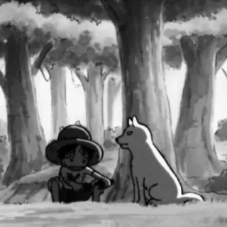 🖤 ba360724 Luffy One Piece Luffy, One Piece, anime, mũ rơm, chó, hoạt hình telegram sticker