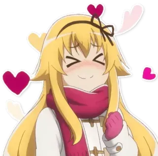 😍 0e631b65 Аниме, Мультфильм, Милый, Сердце, Каваий telegram sticker