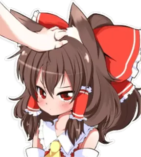 😶 115b4bc6 Аниме, Мультфильм, Каваи, Милый, Наклейка telegram sticker