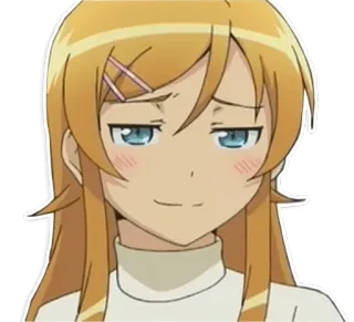 😏 98c1f986 аниме, девушка, самодовольный, персонаж, улыбка telegram sticker