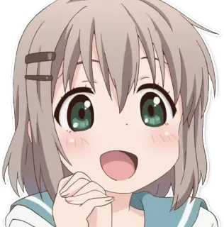 😍 e47aef27 Аниме, Девушка, Милый, Мультфильм telegram sticker