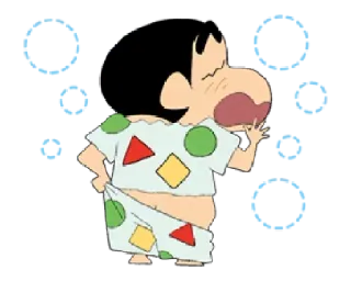 😴 65e41801 Shin-chan Nohara Crayon Shin-chan cartoon, anime, funny, character, Crayon Shin-chan whatsapp sticker