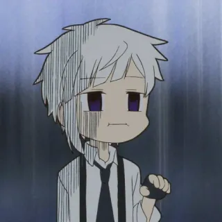 😐 08f66cdd Atsushi Nakajima Bungou Stray Dogs Anime, Manga, Verdrietig, Personage, Atsushi, Bungou Stray Dogs whatsapp sticker