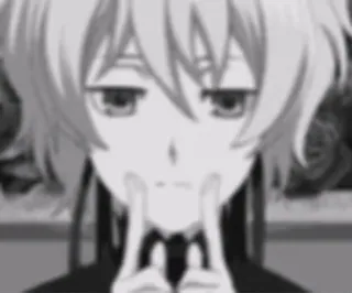 🕸 0ddf468e anime, cartoon, character, gesture, offensive whatsapp sticker