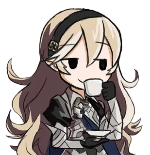 ☕️ 73c45165 sticker, anime, cartoon, coffee, cute whatsapp sticker