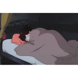 💤 bdcd16a8 ngủ, giường, anime, hoạt hình, nghỉ ngơi, đêm telegram sticker