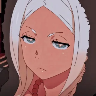 🙄 2284fd66 Anime, Frau, Porträt, Animation, Cartoon telegram sticker