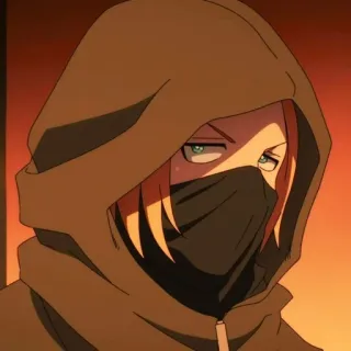 😠 27dd92ca Anime, Manga, Hoodie, Maskiert, Charakter, Anonym telegram sticker