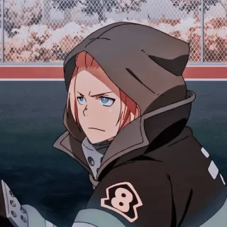 😠 5b6883e4 Anime, Charakter, Hoodie, Illustration, Cartoon telegram sticker