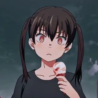 🤨 9a9ded57 Anime Mädchen, Eis, süß, Manga, weiblich telegram sticker