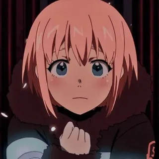 🥺 c0552cf0 Anime, Rosa Haare, Süß, Cartoon, Charakter, Mädchen telegram sticker