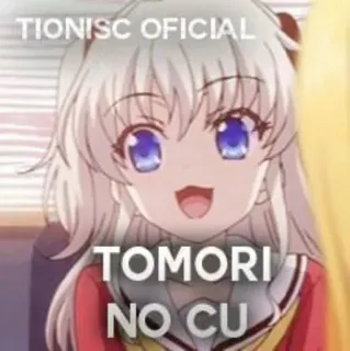 🙂 6407a299 TOMORI NO CU อนิเมะ, ตัวละคร, สติกเกอร์, การ์ตูน, หยาบคาย whatsapp sticker