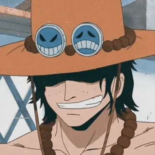 🪐 33e41345 Ace One Piece anime, one piece, ace, character, pirate whatsapp sticker
