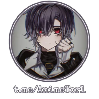 ♾ 90f783b9 t.me/AnimeTorl anime, telegram, manga, cartoon, profile picture, avatar whatsapp sticker