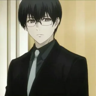 🔥 164a17ea Ken Kaneki Tokyo Ghoul Аниме, Манга, Персонаж, Кен Канеки, Токийский гуль telegram sticker