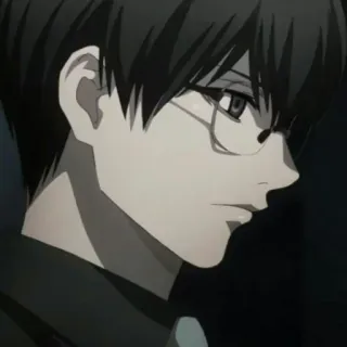 🔥 3a5880b2 Аниме, Очки, Мужчина, Портрет, Профиль, Персонаж telegram sticker