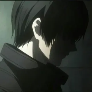 🔥 9a9fd905 Аниме, Манга, Парень, Черные Волосы, Профиль telegram sticker