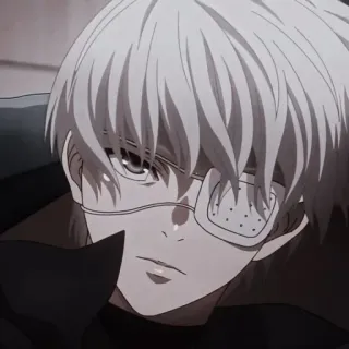 🔥 9e6ef7b4 Ken Kaneki Tokyo Ghoul Аниме, Токийский гуль, Канеки Кен, Персонаж, Манга telegram sticker