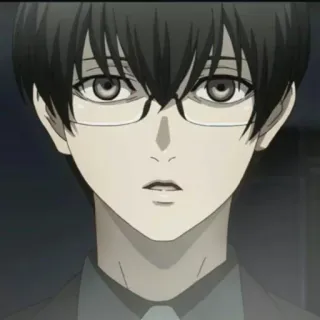 🔥 d8d46fdb Аниме, Персонаж, Мужчина, Очки telegram sticker