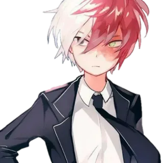 😒 90c114d5 Shoto Todoroki My Hero Academia Anime, Manga, Shoto Todoroki, My Hero Academia, Personaje, Chico anime telegram sticker