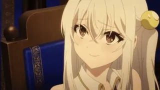 ✨ 10128b67 anime, girl, white hair, anime girl, pretty, smile telegram sticker