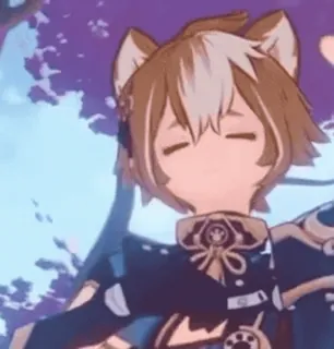 😔 0e4e0451 Gorou Genshin Impact Animé, Jeu vidéo, Genshin Impact, Gorou, Chien, Oreilles, Mignon, Fanart telegram sticker