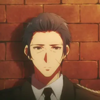 ✨ 3771940f Gilbert Bougainvillea Violet Evergarden Anime, Personagem, Retrato, Homem telegram sticker