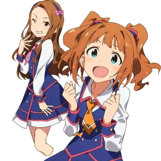 😝 15caf699 动漫, 女孩, 偶像, 卡通, 可爱 telegram sticker