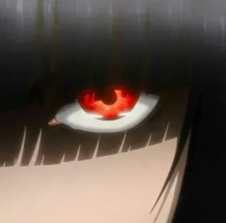 👁 0bc9ab6f глаз, красный глаз, аниме, манга whatsapp sticker