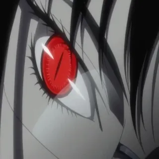 👁 368d754c Аниме, Глаз, Красный, Злой, Демон whatsapp sticker