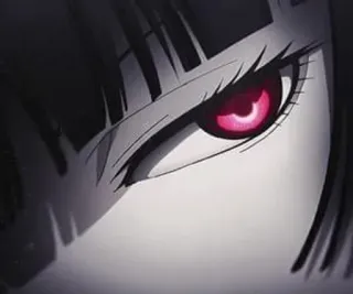 👁 3d1321ee глаз, аниме, красный глаз whatsapp sticker