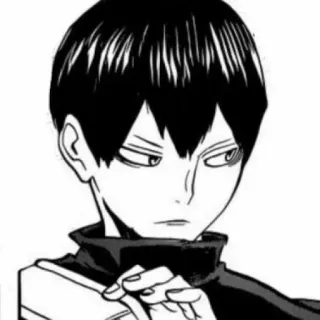 🖇 365ca49c Tobio Kageyama Haikyuu!! Anime, Haikyuu, Kageyama, Tobio Kageyama, Personnage, Manga whatsapp sticker