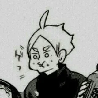 🖇 d5264d60 ギュ Anime, Manga, Personnage, Mignon, Drôle, Expression faciale whatsapp sticker