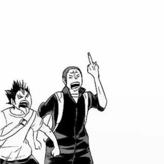 🖇 d9c56402 Anime, Doigt d'honneur, Offensant whatsapp sticker